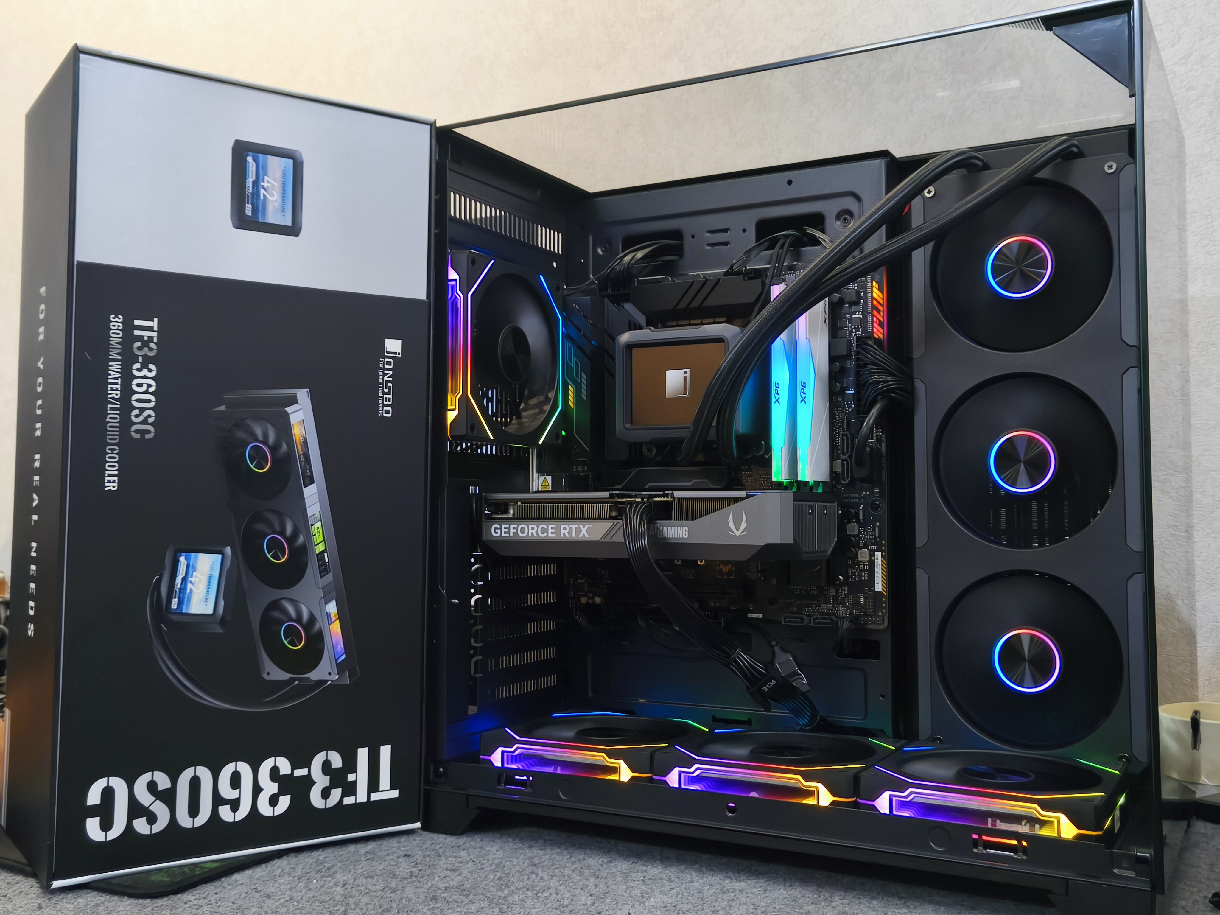 Case sử dụng tản nhiệt nước được lắp đặt tại MyPC