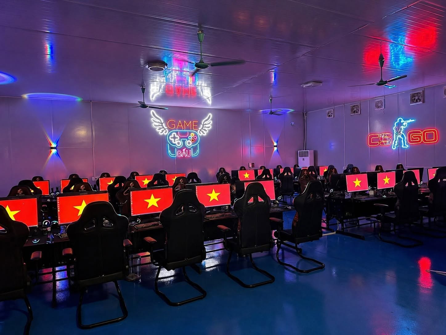 Thiết kế Cyber Game hiện đại với dàn PC Gaming đồng bộ, tối ưu chi phí và trải nghiệm tại MyPC.