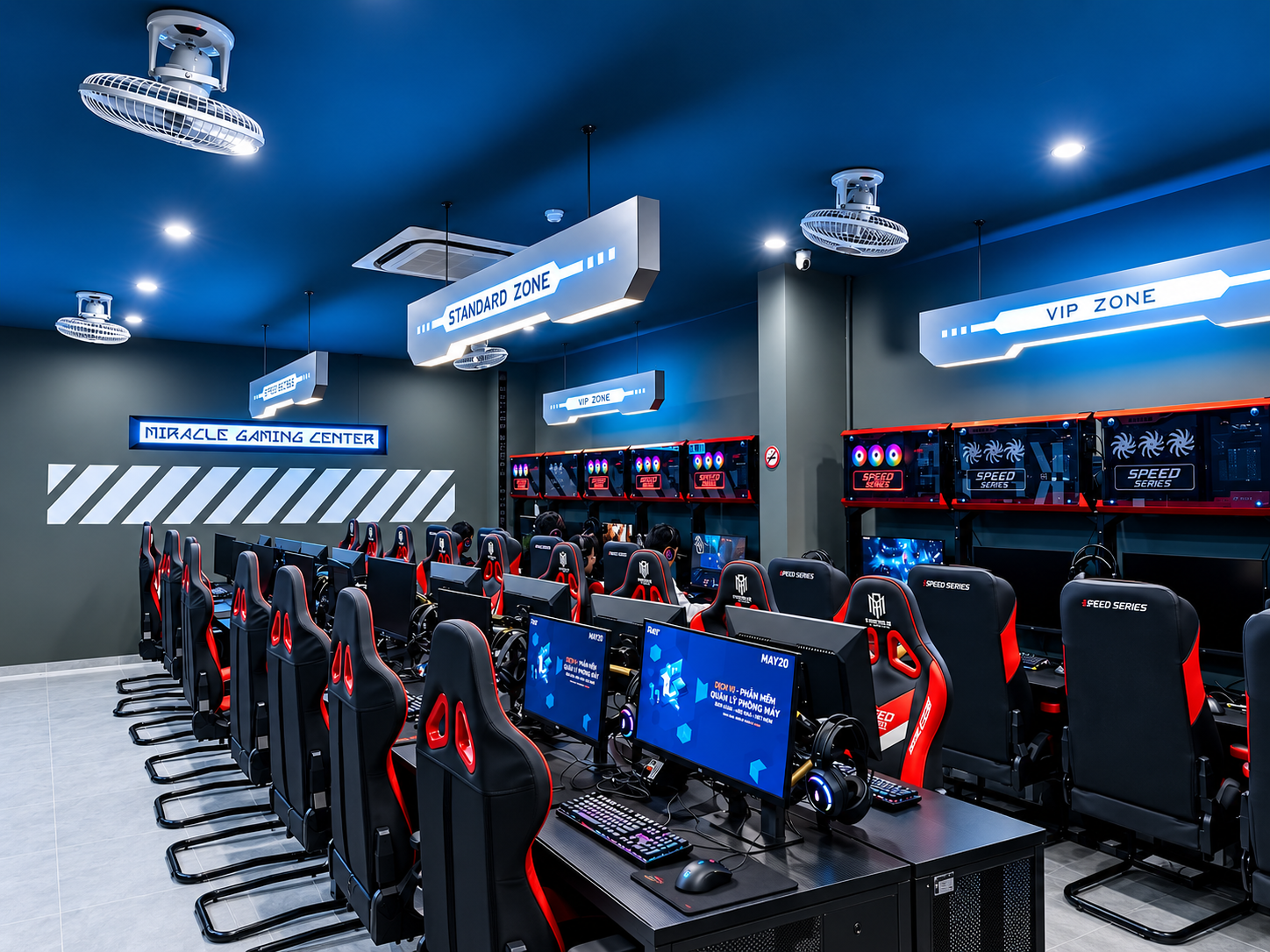 Setup Phòng Net Bootrom phân khu Standard Zone và VIP Zone