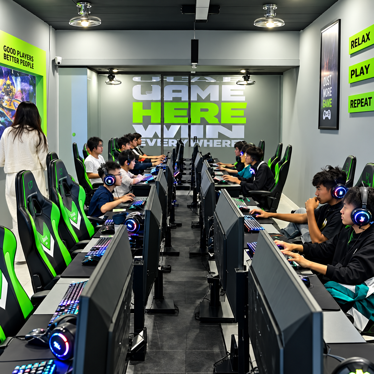 Setup Phòng Net Bootrom vận hành thực tế với khách hàng sử dụng máy