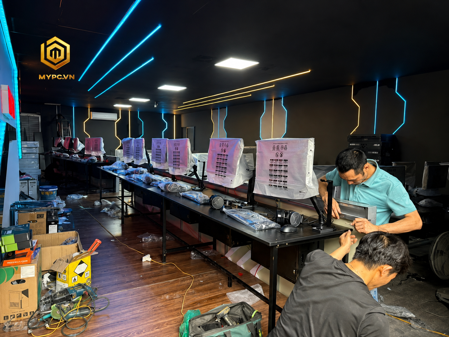 Thu mua phòng net cũ giá cao với dàn PC Gaming số lượng lớn tại MyPC