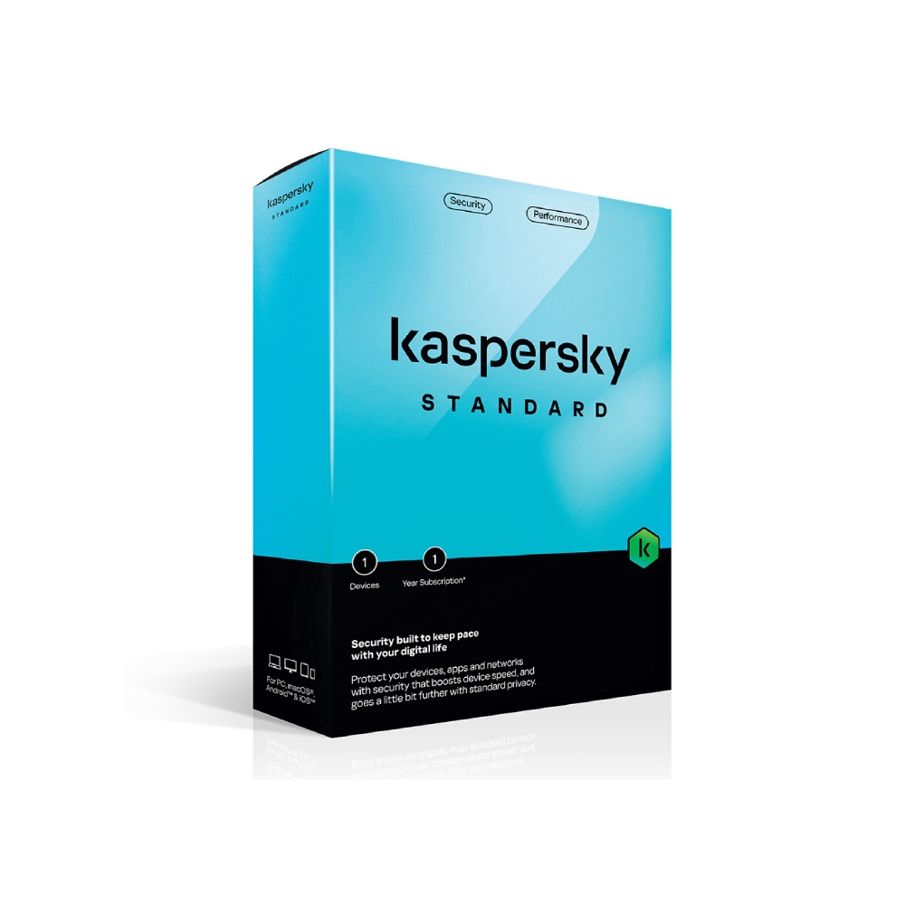 Phần mềm Kaspersky Standard 1 thiết bị/1 năm
